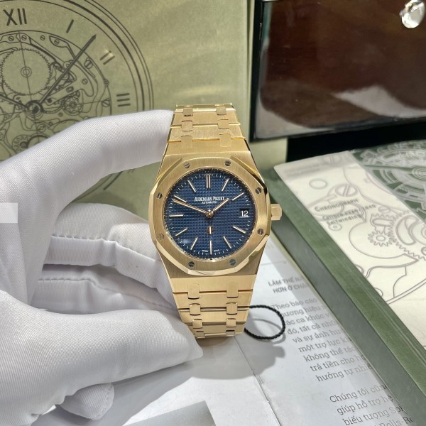 AUDEMARS PIGUET Royal Oak Automatic Blue Dial Watch Replica 1-1 Cao Cấp