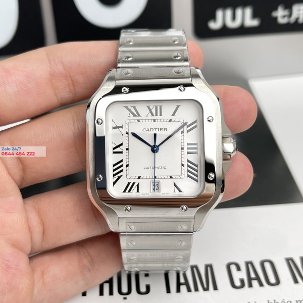 Đồng hồ Cartier Santos WSSA0029 Super Fake