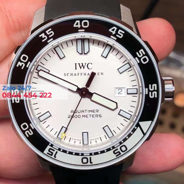 Đồng Hồ IWC Schaffhausen Aquatimer White Dial Fake IW356806