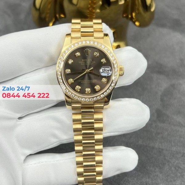 Rolex Lady-Datejust 279138 Chế Tác Vàng Khối 18K