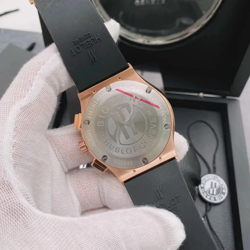Dây đeo đồng hồ cặp Hublot Chronograph Rose siêu nhẹ và siêu bền